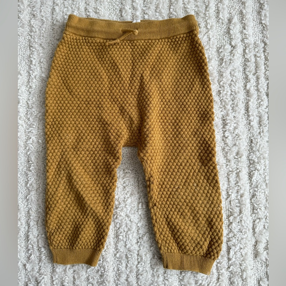 H&M baby waffle knit joggers